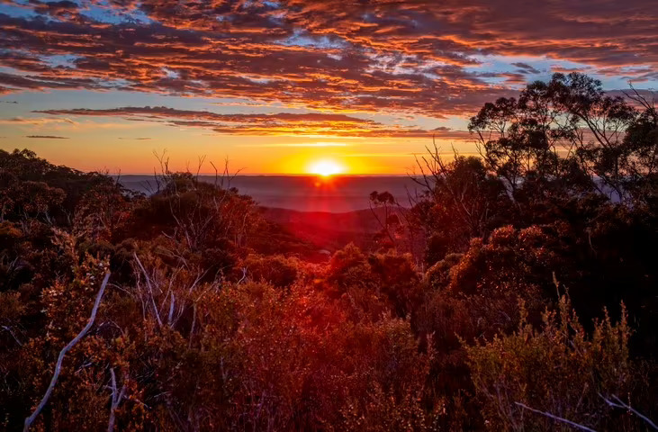 Sunset in Australia