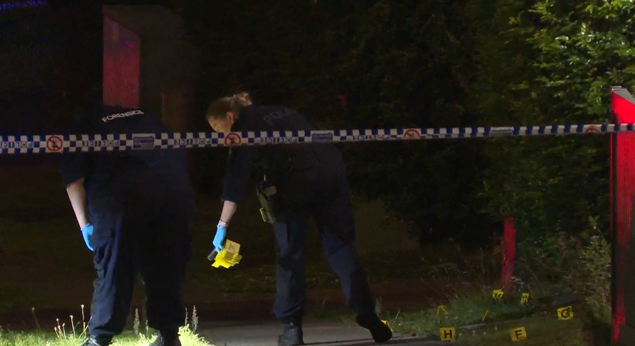 Casula shooting - home sprayed with bullets