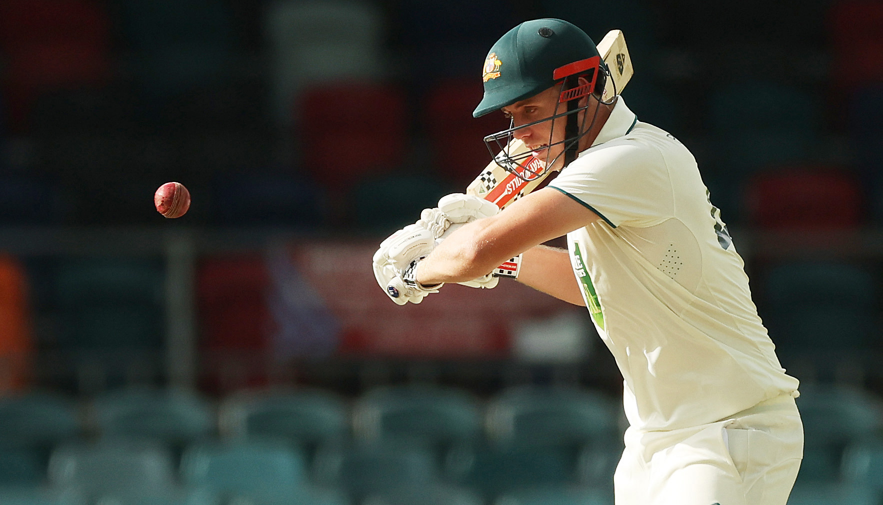 Cameron Green in action for the Prime Minister's XI.