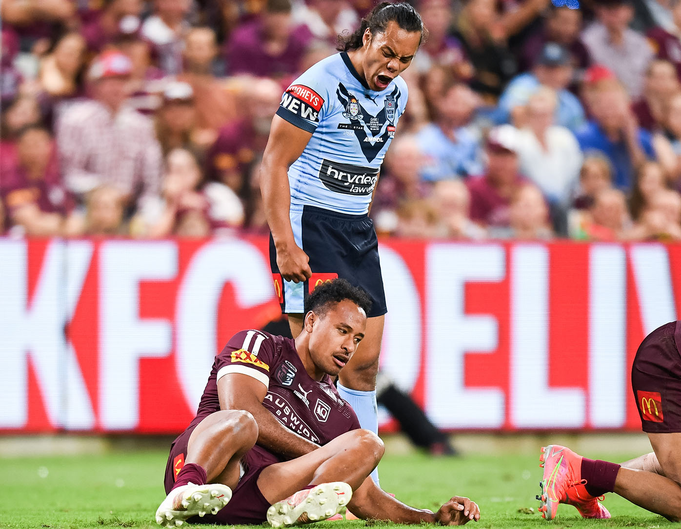 NRL news  Jarome Luai vs Felise Kaufusi photo, State of Origin I