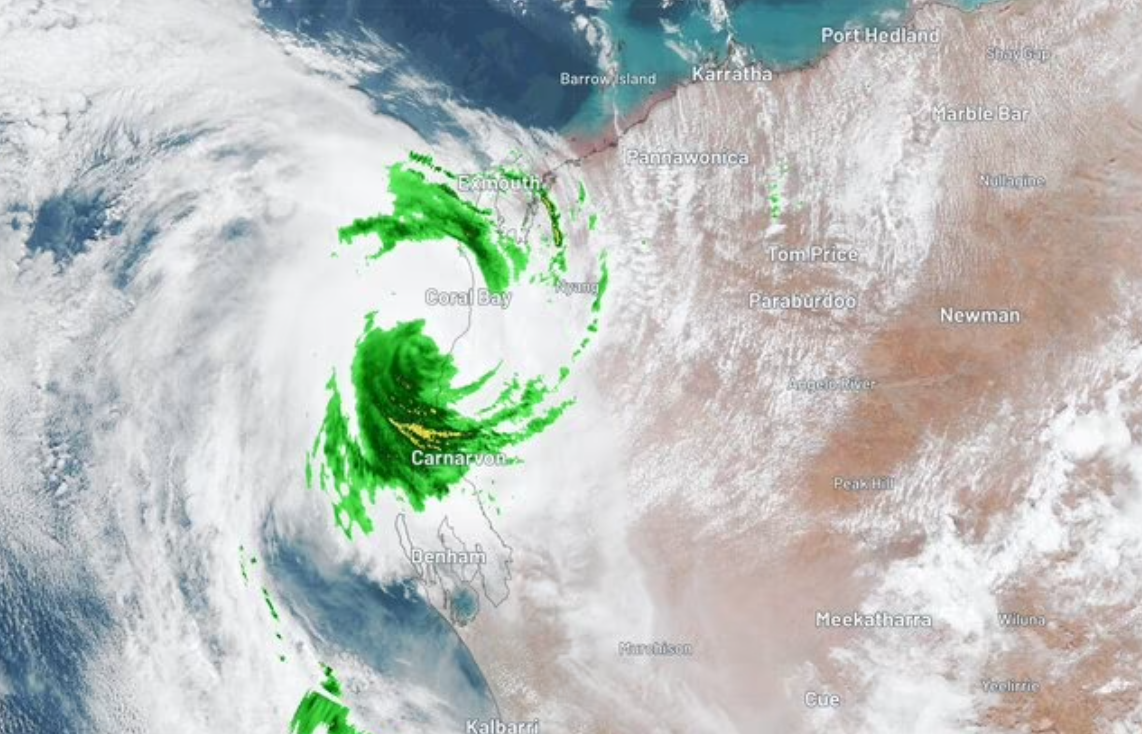 Ex-cyclone Mitchell crosses WA coast amid flood warnings