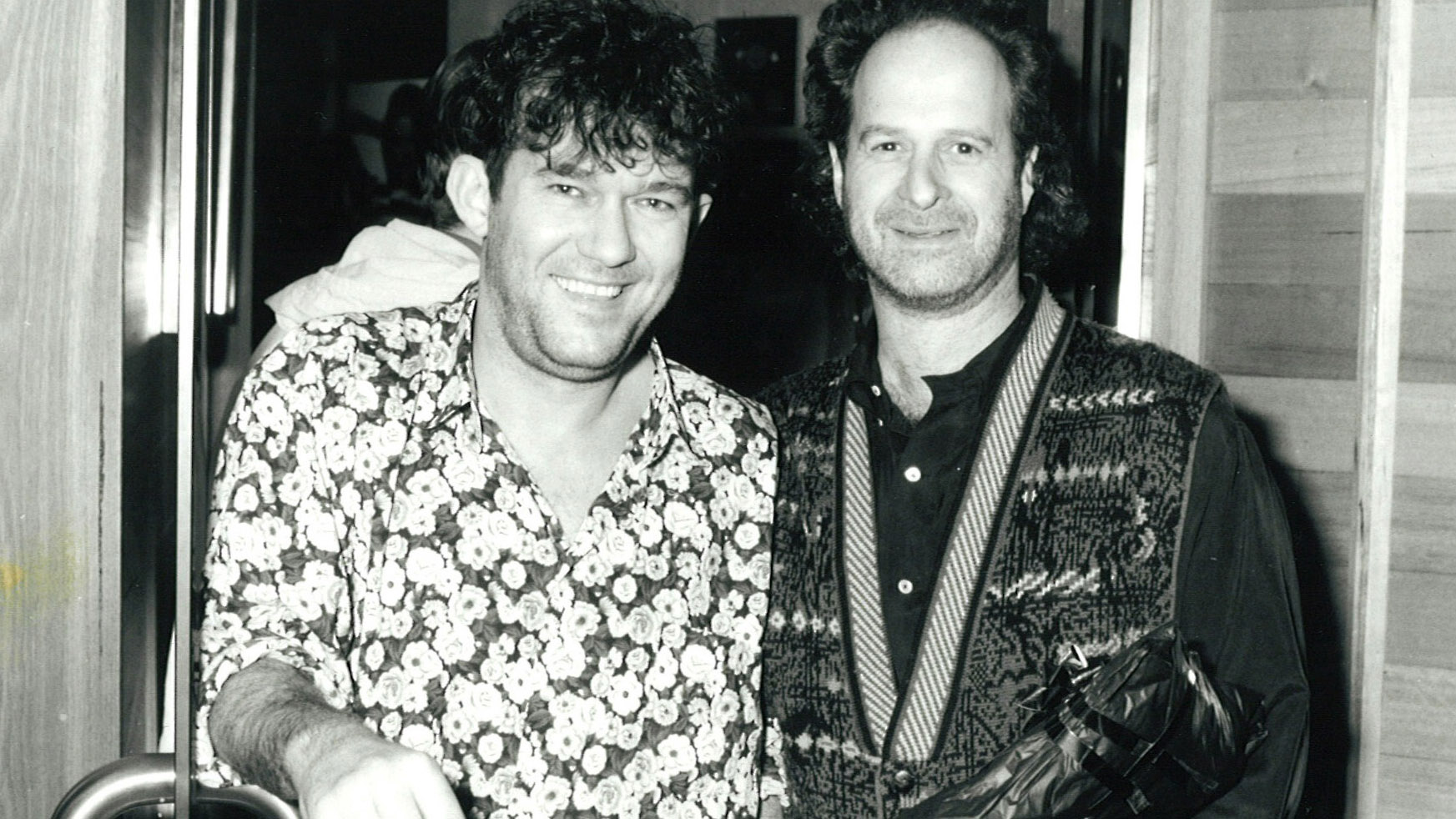 Jimmy Barnes and Michael Gudinski in the 1990's. 