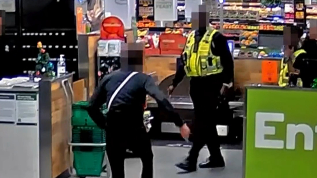 Shocking footage of alleged assaults against retail workers.