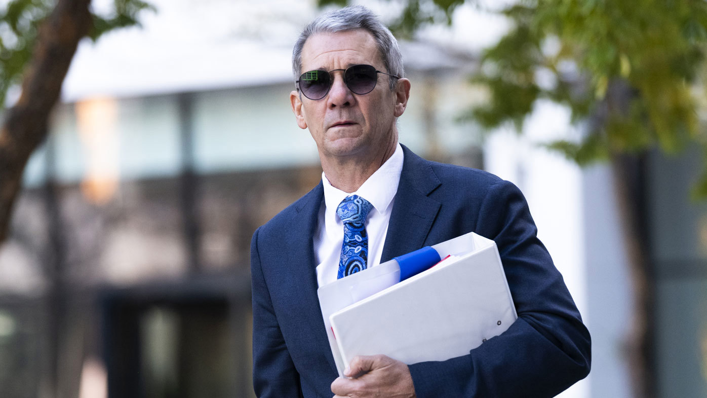 Bruce Lehrmann's lawyer accused the ACT's chief prosecutor Shane Drumgold (pictured) of "aligning" himself with Brittany Higgins.