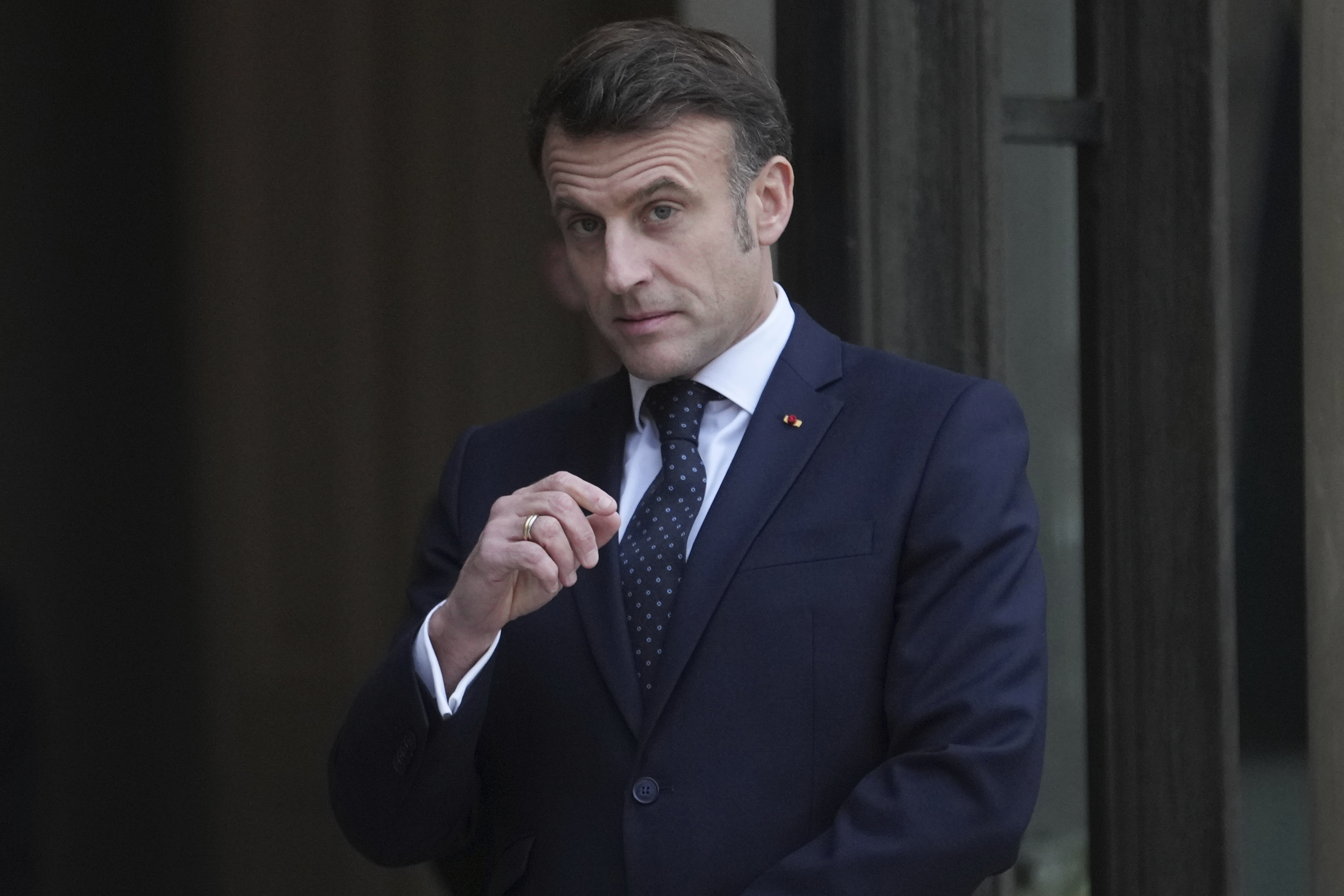 France's President Emmanuel Macron 