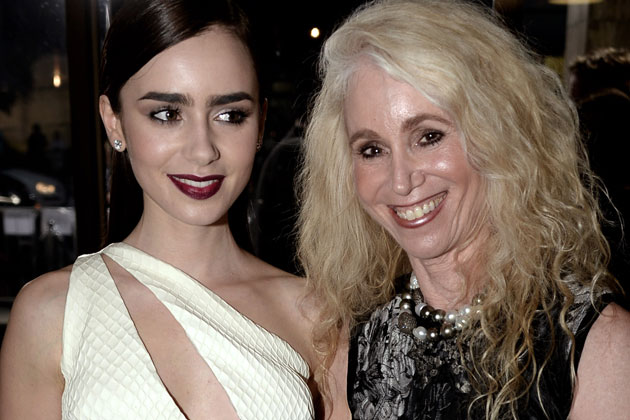 Mama knows best! Lily Collins inspired by own mother for teen mum role ...